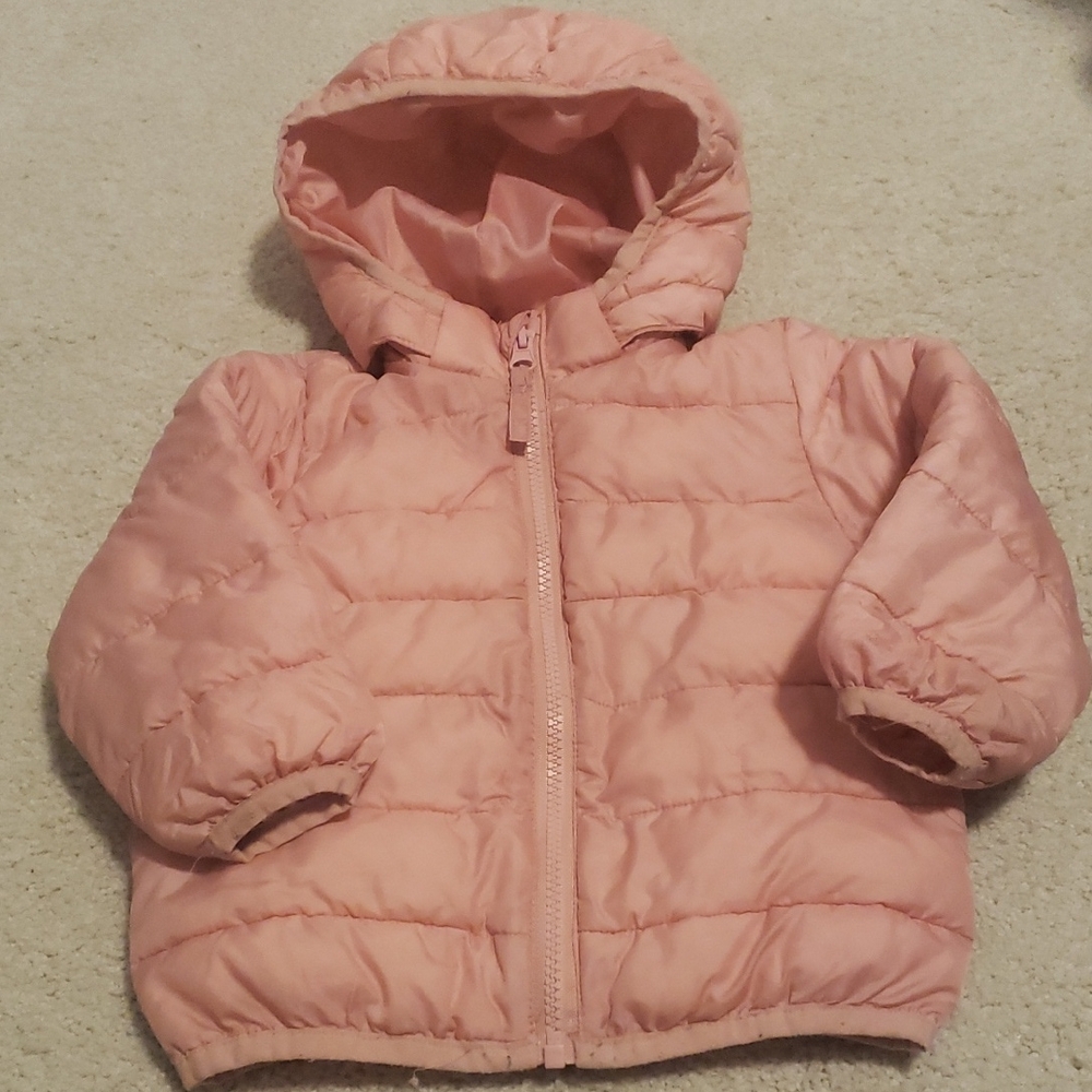 H&M 9-12 Month Pink Puffer Jacket